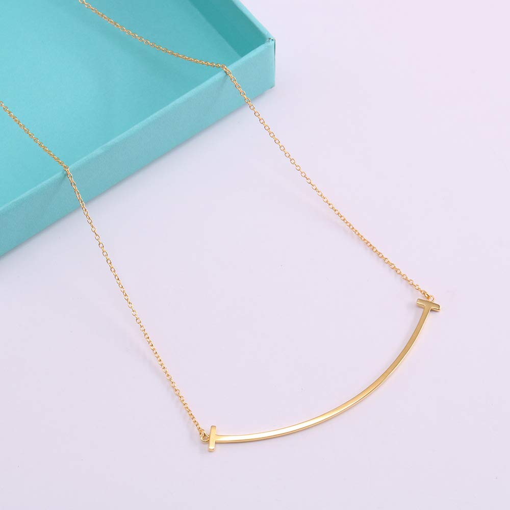 Tiffany & Co. 銀、笑顔のネックレス Tiffany & Co. 銀、笑顔のネックレス